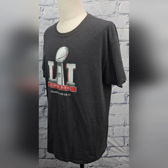 Majestic T-Shirt Tee NFL Superbowl 2017 New England Patriots Atlanta  Falcons XL - Picture 5 of 10